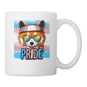 Pride LGBTQ Transgender Flagge Kostüm Pride Month - Tasse - Weiß - Rechts