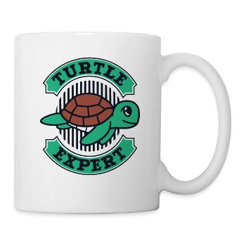 Turtle Expert Water Turtle Tortoise - Mug - white - Right