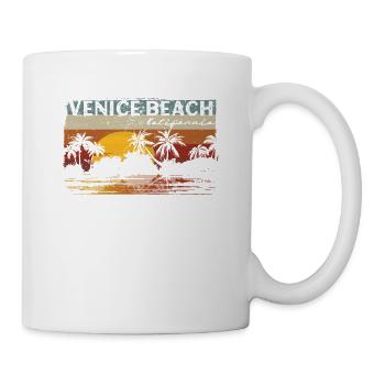 70er 80er In Der Kalifornischen Stadt Venice Beach - Tasse - Weiß - Rechts