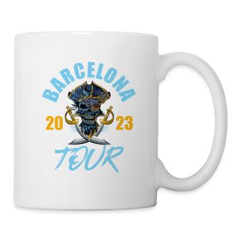 Barcelona 2023 Skeleton - Mug - white - Right
