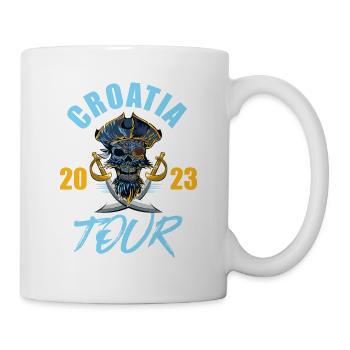 Croatia 2023 Skeleton - Mug - white - Right