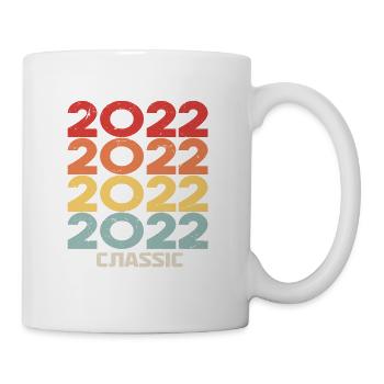 Anniversaire 2022 dans le style vintage classique 2022 - Mug blanc - blanc - Droite