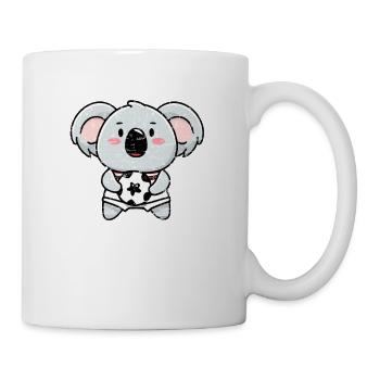 Handball Koala Fußball Grunge - Tasse - Weiß - Rechts