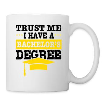 Baccalauréat Diplômé de cérémonie universitaire terminé - Mug blanc - blanc - Droite
