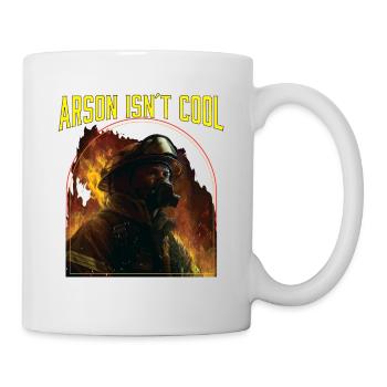 L’incendie criminel n’est pas un pompier cool - Mug blanc - blanc - Droite