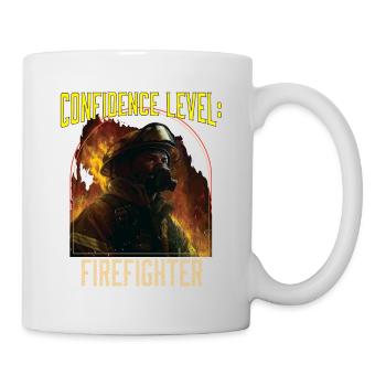 Confidence Level: Firefighter Best Fireman Ever - Mug - white - Right
