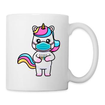 Idée cadeau de licorne de chimie - Mug blanc - blanc - Droite