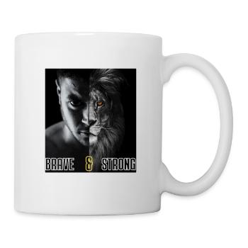Brave and Strong - Tasse - Weiß - Rechts