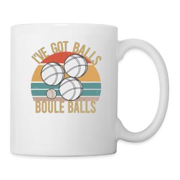 Boccia Boule Petanque Ball Sports Ball Game - Mug - white - Right