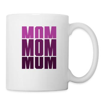Mama Einfacher Muttertag für Mama - Tasse - Weiß - Rechts