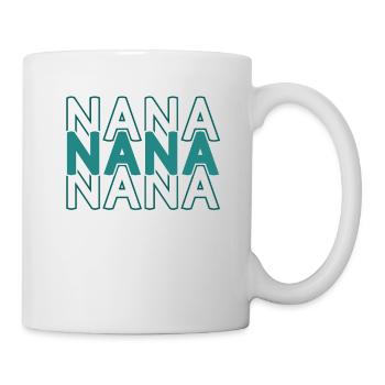 Nana - Einfacher Last Minute Muttertag - Tasse - Weiß - Rechts