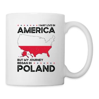 Born Polish Poland American USA Citizenship - Mug - white - Right