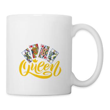 Cribbage Queen for card game fans - Mug - white - Right