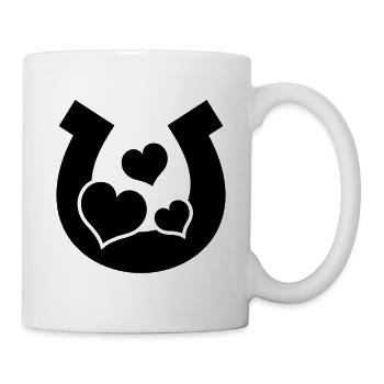 Horseshoe Hearts - Mug - white - Right
