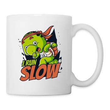 I Run Slow Water Turtle Giant Tortoise - Mug - white - Right