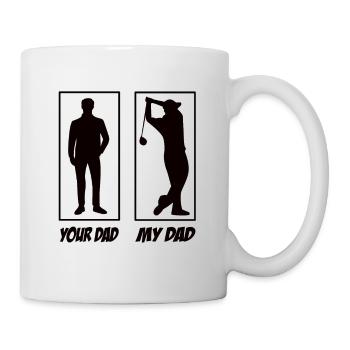 Your Dad My Dad Golf Papa - Mug - white - Right