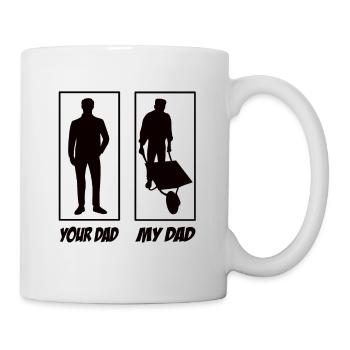 Your dad my dad horticulturist dad - Mug - white - Right