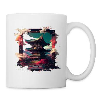 Japanese Building of Tranquility - Mug - white - Right