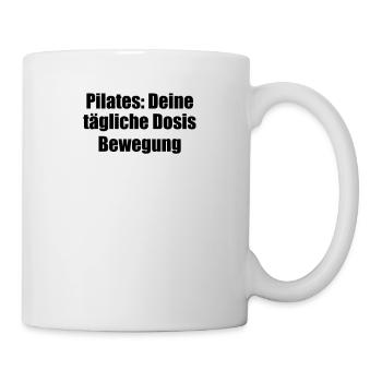 Pilates - Pilates: Deine tägliche Dosis Bewegung - Tasse - Weiß - Rechts