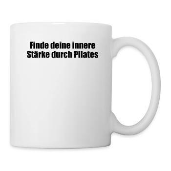 Pilates - Finde deine innere Stärke durch Pilates - Tasse - Weiß - Rechts