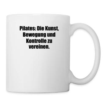 Pilates - Pilates: Die Kunst, Bewegung und - Tasse - Weiß - Rechts