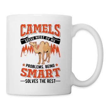 Kamel Dromedar Ägypten Geschenk Großkamel - Tasse - Weiß - Rechts