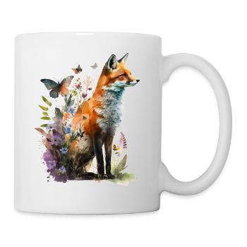 Fox Gift Son Animal Wildlife Animal Motif Motif - Mug - white - Right
