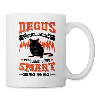 Degu Cadeau Arbuste Rat Forest Degu - Mug blanc - blanc - Droite