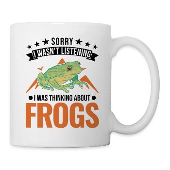 Grenouille cadeau Rainette - Mug blanc - blanc - Droite