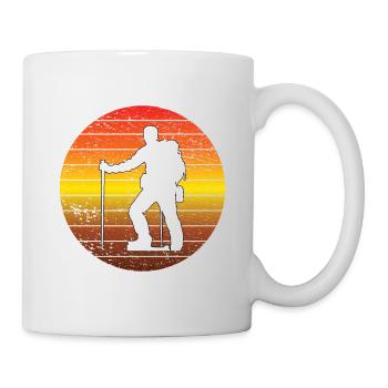Wanderung Wandern Bergwandern Bergwanderer - Tasse - Weiß - Rechts