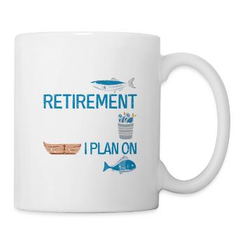 Oui, j’ai un plan de retraite, j’ai l’intention de - Mug blanc - blanc - Droite
