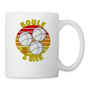 Boule Boccia Ball Sports Petanque Balls Game - Mug - white - Right