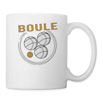 Boule Boccia Ball Sports Petanque Balls Game - Mug - white - Right