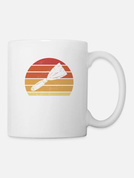 Ne sous-estimez jamais le pouvoir d’une cloison sèche - Mug blanc - blanc