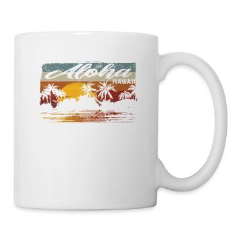 70s 80s Hawaiian Island Palm Beach - Great - Mug - white - Right