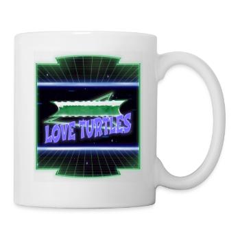 fun funny quote happy gift idea dorsal carapace - Tasse - Weiß - Rechts