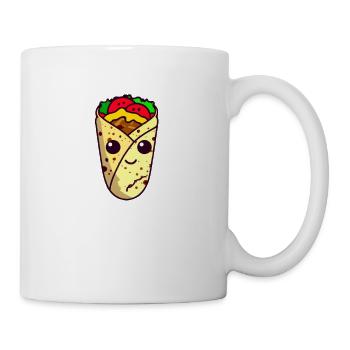 Kawaii Döner Kebab Taco Wrap - Mug - white - Right