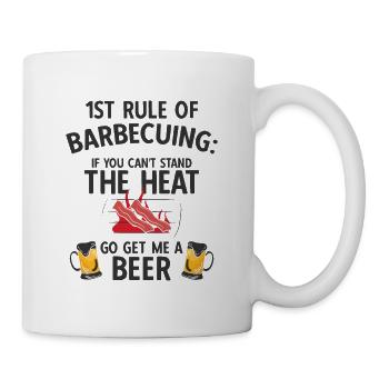 Grillparty Spruch Zum Grillen Grill - Tasse - Weiß - Rechts