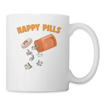 Happy Pills British Shorthair Cat Funny Kitten - Mug - white - Right