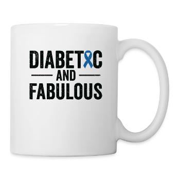 Diabetic Pancreas Diabetes Awareness - Mug - white - Right