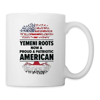 Geborener Jemenit Jemen Amerikaner USA - Tasse - Weiß - Rechts