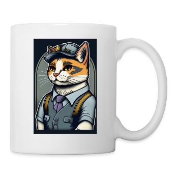 Cat Clerk - Mug - white - Right
