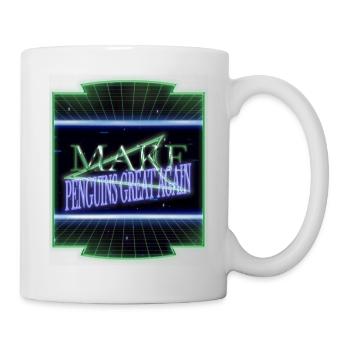 Citation d’oiseau danse drôles dictons Emperor Penguin Ice - Mug blanc - blanc - Droite