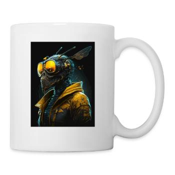 Homme frelon - Mug blanc - blanc - Droite