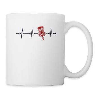 Disc Golf Heartbeat Frisbee Golf Basket Disc - Mug - white - Right