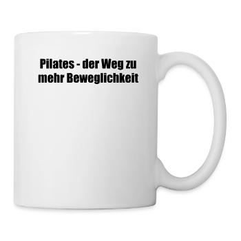 Pilates - Pilates - der Weg zu mehr Beweglichkeit - Tasse - Weiß - Rechts