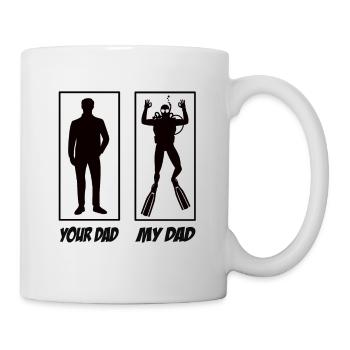 My Dad Your Dad Diver Dad - Mug - white - Right