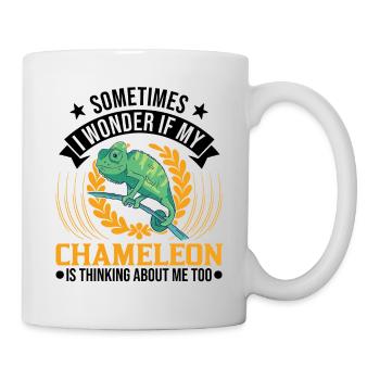 Caméléon Cadeau Caméléon - Mug blanc - blanc - Droite