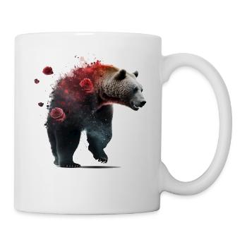 Bear Bear Bear Motif Bear Motif Animal Art Gift - Mug - white - Right