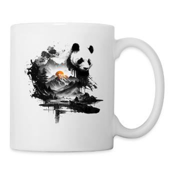 Panda Gift Idea Pandas Animal Cuddly Panda Bear - Mug - white - Right